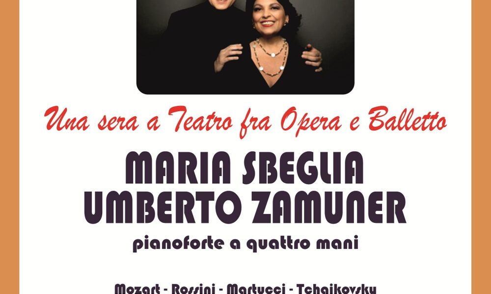Cosenza, al Rendano arriva il Duo pianistico Sbeglia-Zamuner fra opera e balletto
