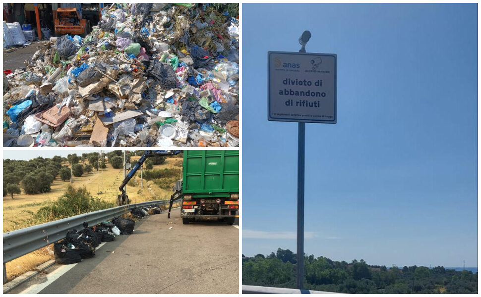 Lotta ai rifiuti sulle strade calabresi: bonifica e videosorveglianza su SS106