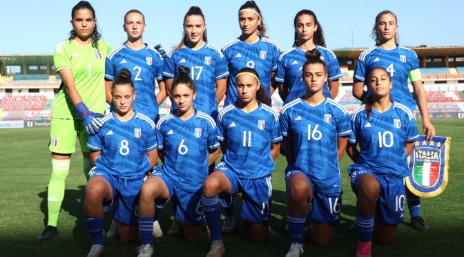 La nazionale under 17 di calcio femminile a Cosenza per disputare la partita con la Francia