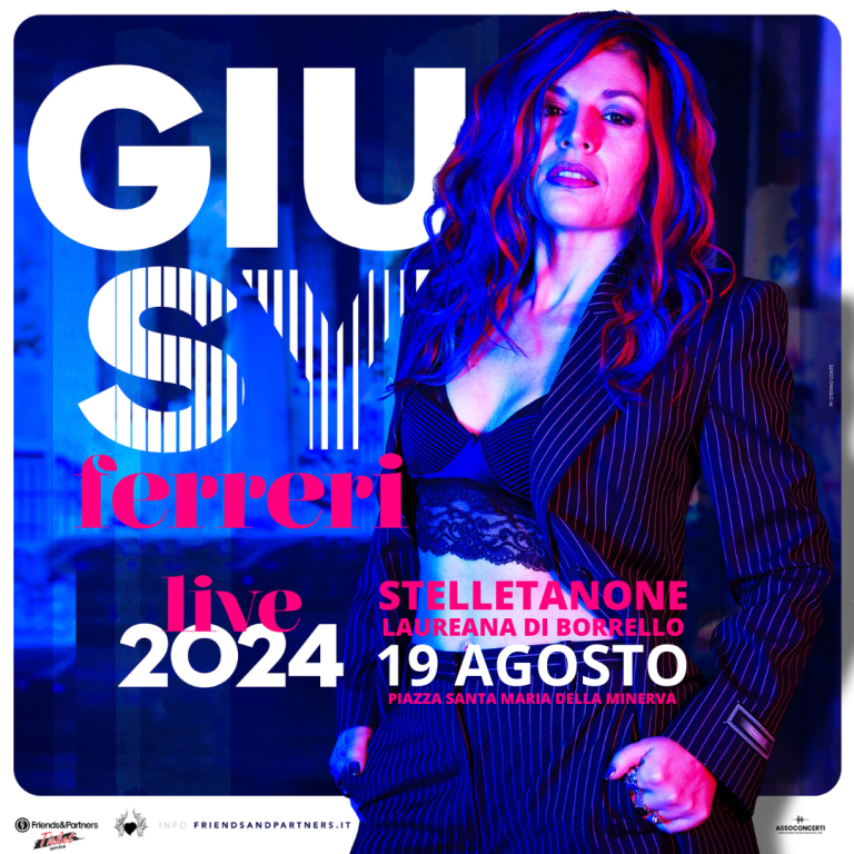 Giusy Ferreri in concerto in Calabria: il 17 agosto sarà anche a Cariati