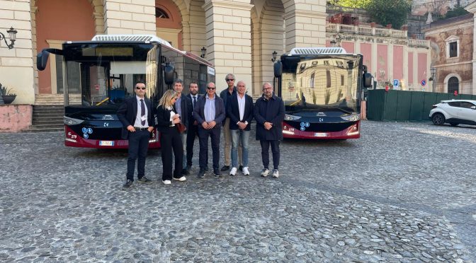 Cosenza, operativi i primi due nuovi bus elettrici per il trasporto pubblico in città