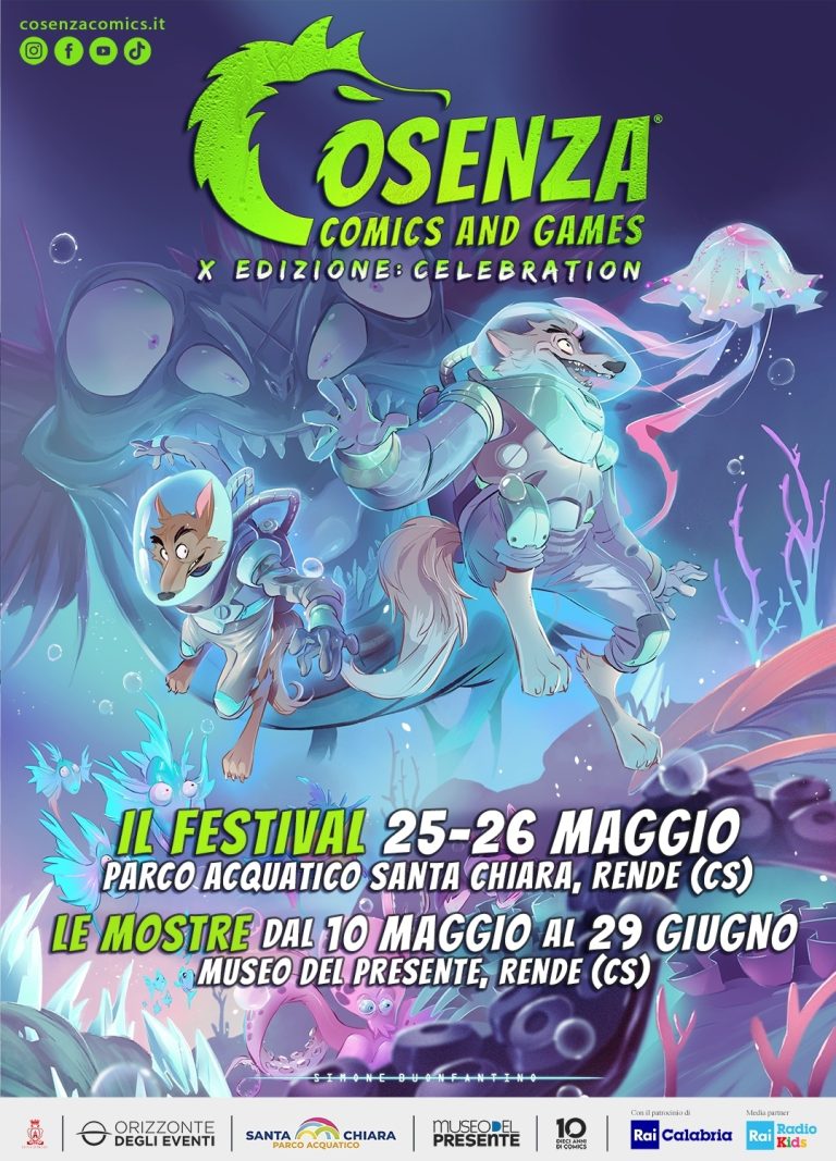 Cosenza Comics Games 2024: ecco date, ospiti e novità in programma