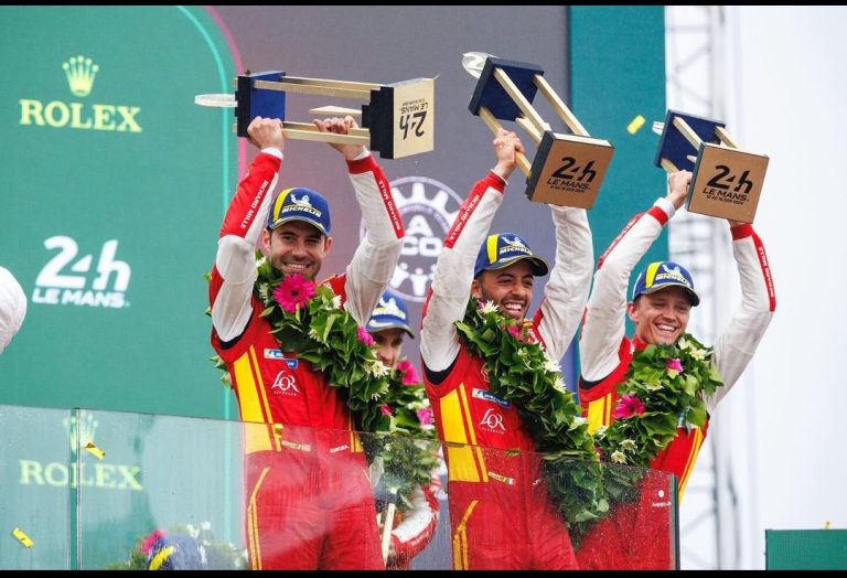 Il pilota cariatese Antonio Fuoco (Ferrari) vince la 24 Ore di Le Mans