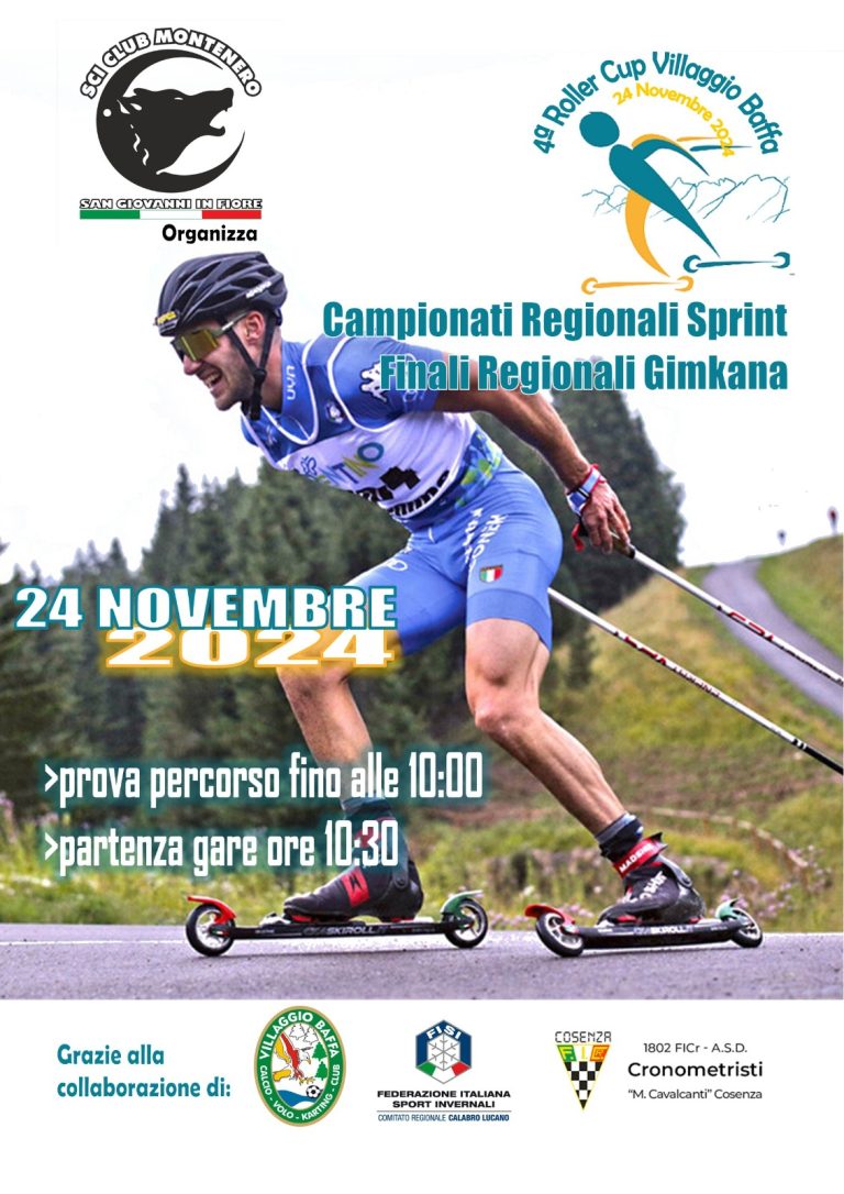 Skiroll, domenica 24 novembre il 4° Roller Cup Villaggio Baffa