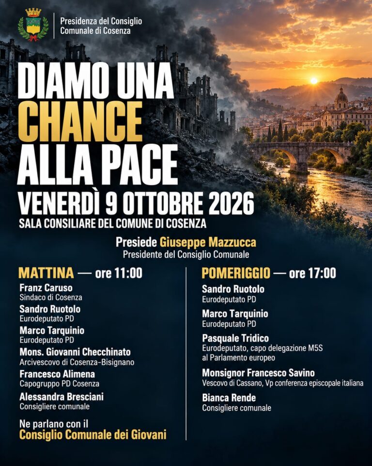Diamo una chance alla Pace